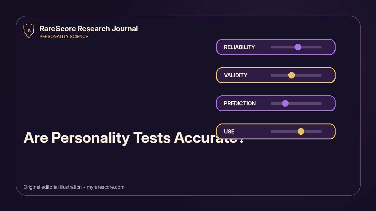 A personality assessment quality model separating reliability, validity, prediction, bias, and usefulness.