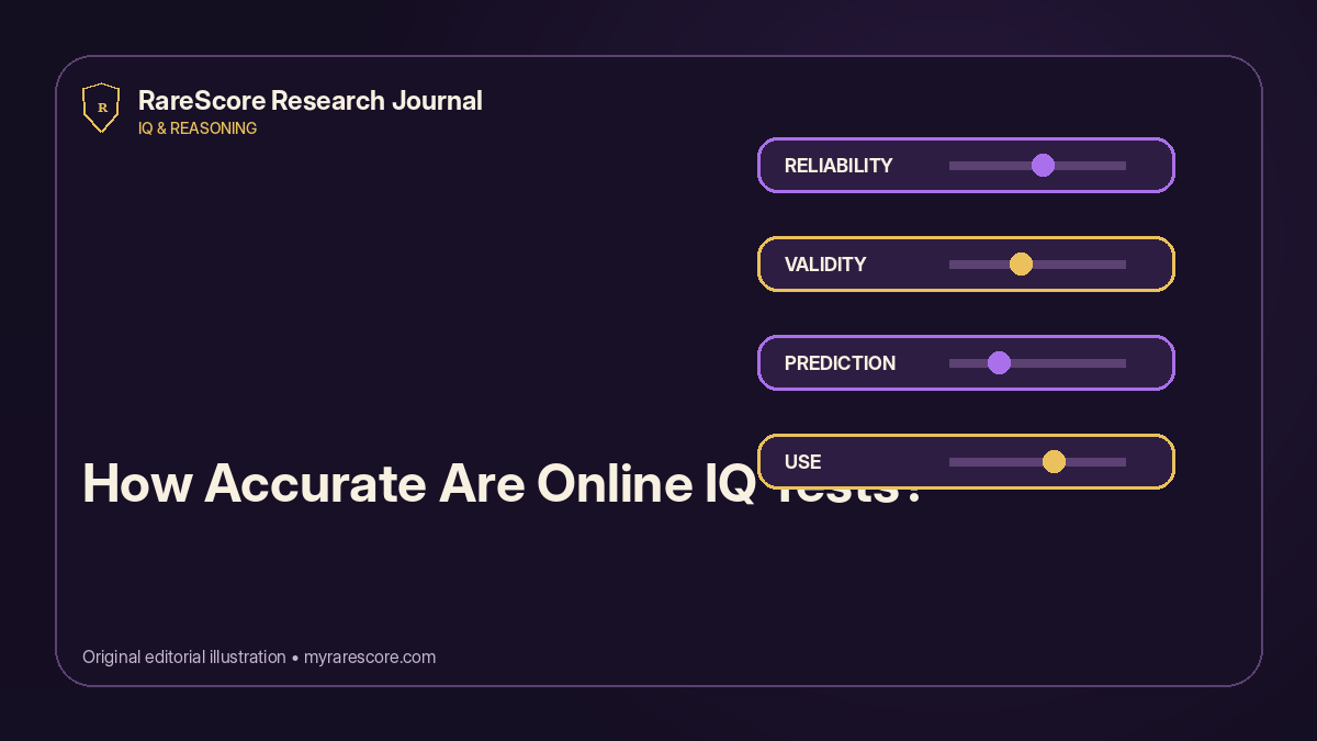 A laptop-based reasoning test compared with a controlled assessment setting, highlighting questions, norms, supervision, and interpretation.