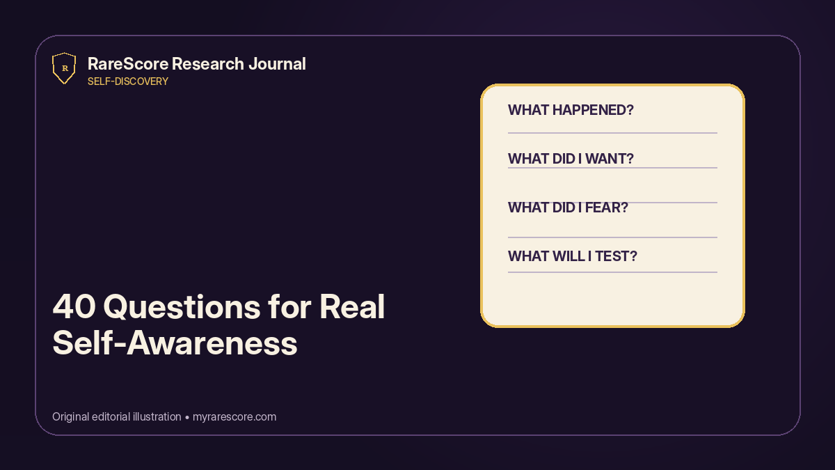 A reflective journal organized around behavior, motive, consequence, evidence, and next action.